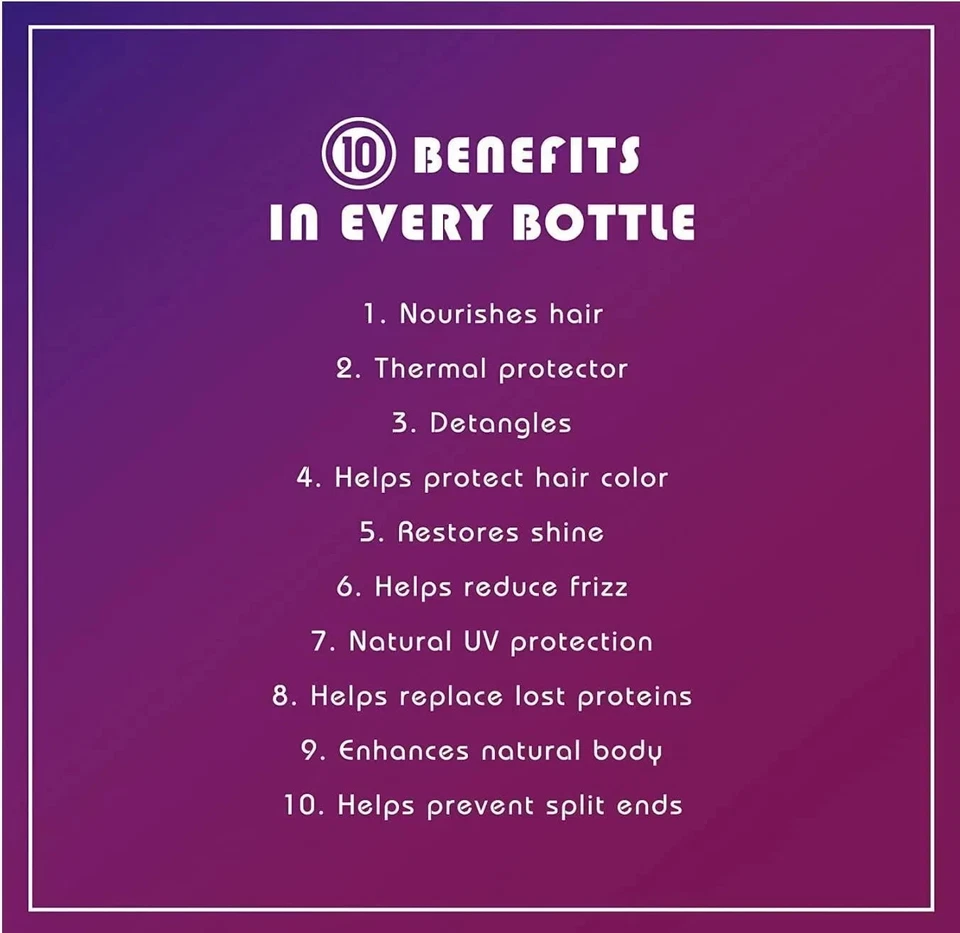 it's a 10 Haircare Miracle Leave-In Product - Choose your size - Free Shipping! - Image 3 of 4