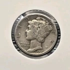 1937-P Mercury Dime 90% Silver US Mint Philadelphia
