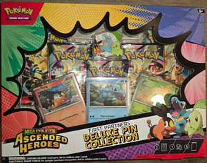 Pokemon TCG Ascended Heroes First Partners Deluxe Pin Collection Box |BRAND NEW