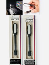 2 Mini USB LED Light Book Night Light Flexible Reading Lamp Portable Laptop