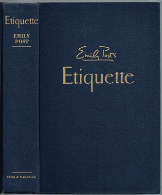 Emily Post's Etiquette The Blue Book of Social Usage