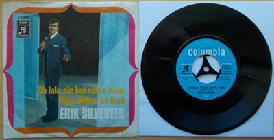 Erik SILVESTER Oh la la, sie hat rotes Haar Mein Gebet an dich Columbia C 23911