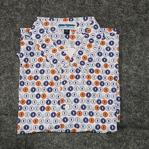Clark Gillies Foundation Performance Polo Golf Shirt NY Islanders White Water XL - Foto 11 di 11