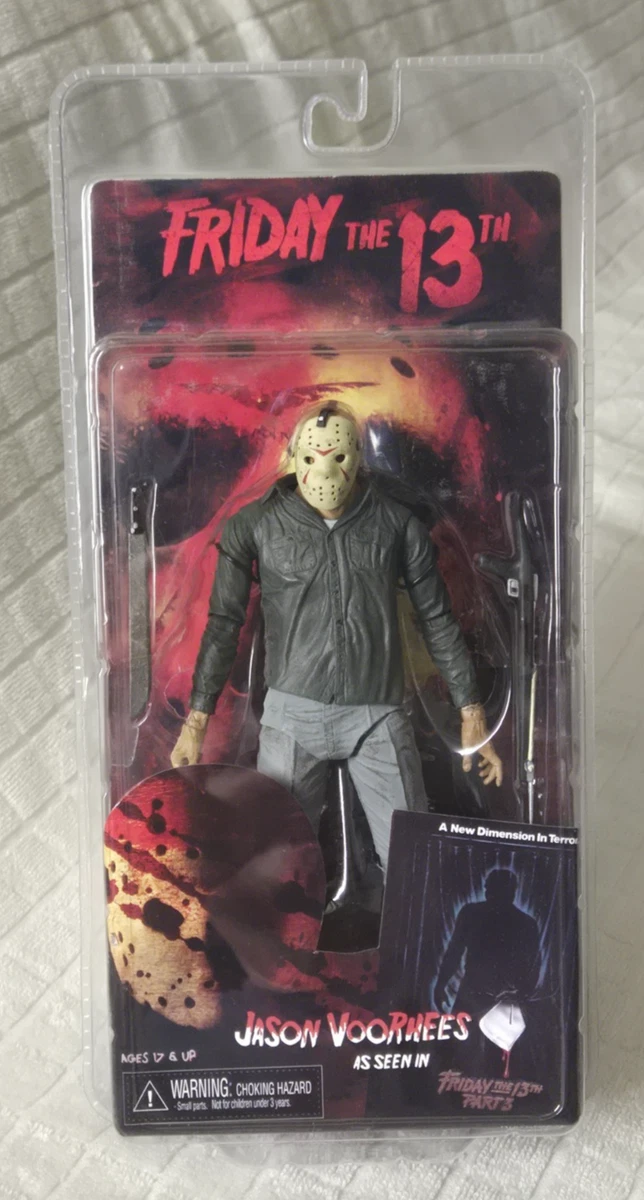 NECA Friday The 13th Part 3 3d Jason Voorhees Action Figure Horror
