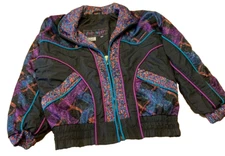 East West women's Jacket small Vintage Nylon Windbreaker Lightweight Vintage