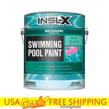 1 Gal Pool Paint Waterborne Semi-Gloss Quick-Dry Acrylic Swimming Pool Blue NEW