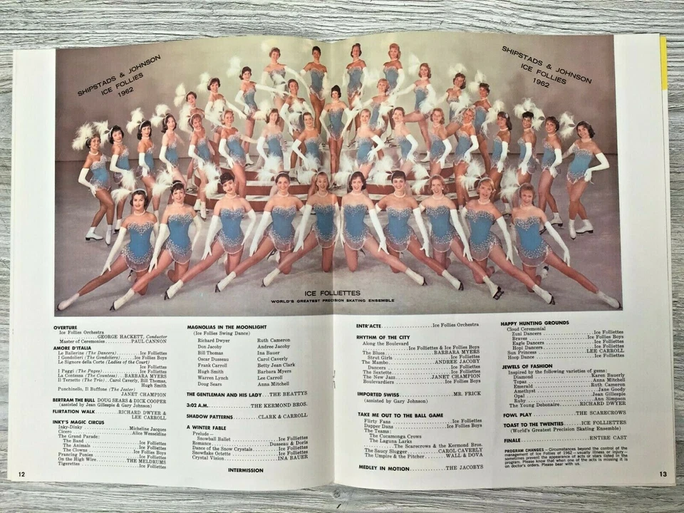Original Program Shipstads & Johnson Ice Follies 1962 1968 - Image 4 of 4