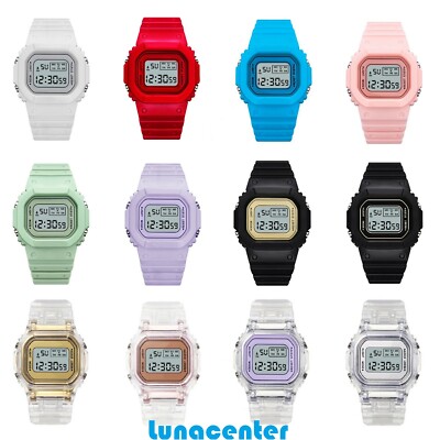 Reloj Digital Unisex Resistente Al Agua Alarma Calendario