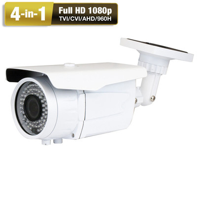 Amview AHD Full 1080P 2.6MP AHD 960H Analog 72IR 4-in-1 Outdoor Security Camera