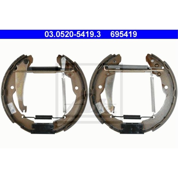ATE Bremsbackensatz Bremsbacken Hinten FüR Skoda Roomster 5J Octavia I Combi-image