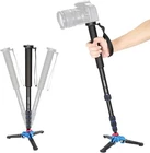 Neewer Extendable Camera Monopod with Removable Foldable Tripod Support Base