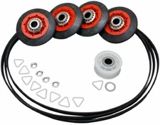 For KitchenAid Dryer Repair Maintenance Kit Belt Pulley Rollers # PA2069013X163