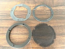 MCS (United Speaker) 683-822X Tweeter Trim Ring/Gaskets/Cage Very Rare BLACK