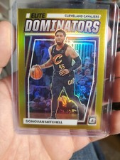 2020-21 Donruss Optic Basketball Elite Dominators Gold Prizm 15 Donovan Mitchell