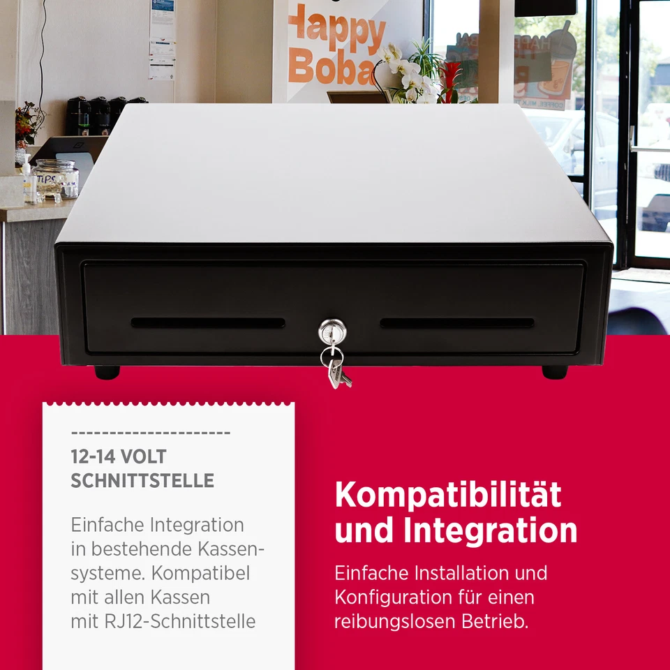 Kassenschublade Geldschublade Kassenlade LD410 AT Magic Touch Automatik Touch - Bild 3 von 4