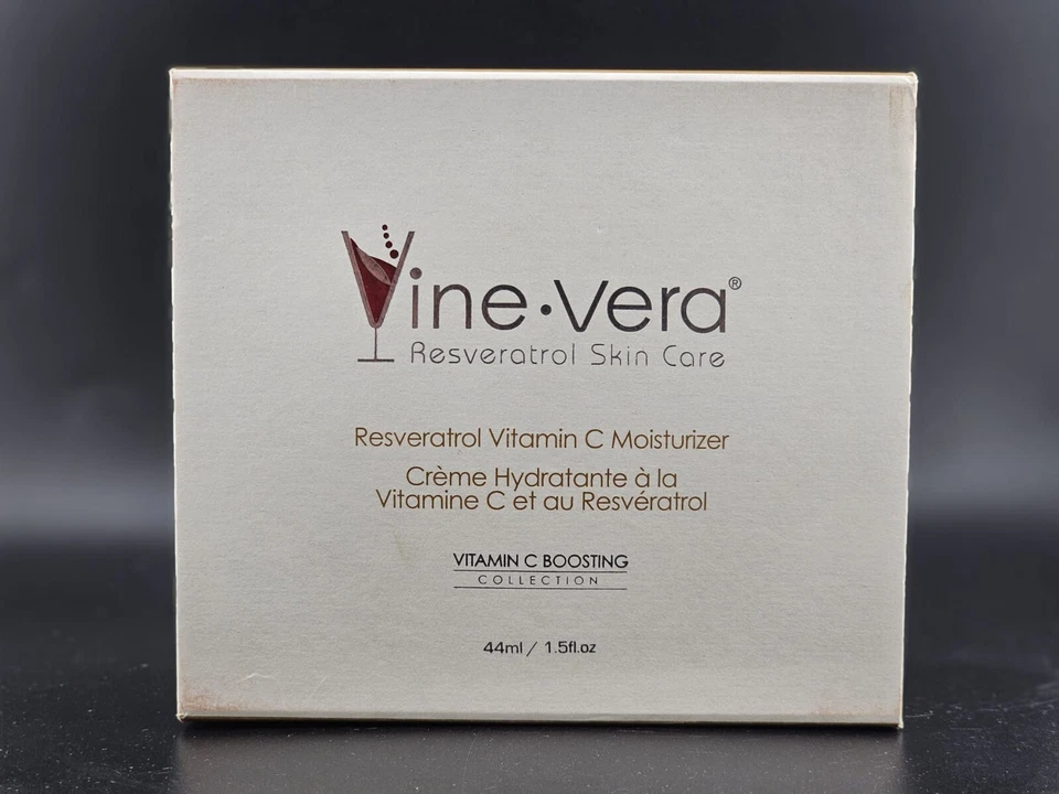 Crema hidratante de vitamina C con resveratrol de viña vera 1,5 fl oz/44 ml Foto 2 de 4