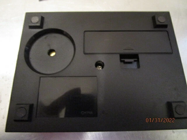 Retro Infinity Digital LCD Travel Battery Alarm Clock Faux Wood Grain b28 - Image 3 of 4