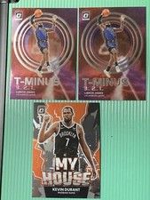 Optic LeBron James 2 Card Lot Plus A Kevin Durant Bonus Card