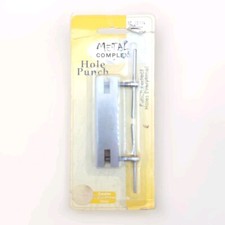 Metal Complex Hole Punch 1.5mm  2mm Punching Tool for Sheet Metal Jewelry  NOS