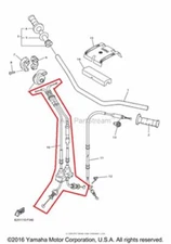 NEW OEM YAMAHA WR 250 F WR250F THROTTLE CABLE ASSEMBLY 2017 17