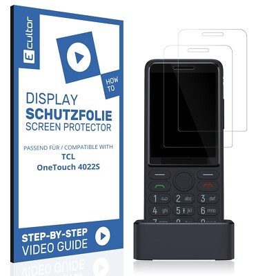 2x 3D Schutzfolie für TCL OneTouch 4022S Display Folie Flexibel Full Cover