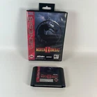 Mortal Kombat II 2 Sega Genesis Original Authentic Vintage Tested Complete CIB