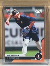2020 TOPPS NOW Summer Camp #OD-485 JOSH DONALDSON TWINS Orange Parallel 5/5