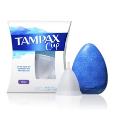 Tampax Comfort Fit 12HR Protection Very HEAVY FLOW Menstrual Cup Discontinued
