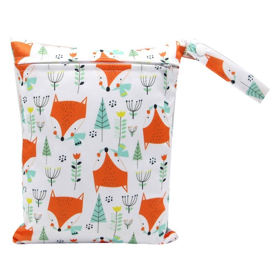 20*25cm Waterproof Wet Bag Breathable Mommy Pouch Universal Nappy Bag