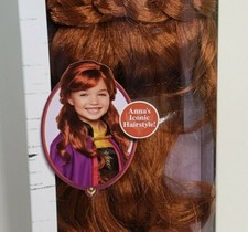 New Disney Frozen II Anna Wig Child's Size Costume Halloween Cosplay Long Red