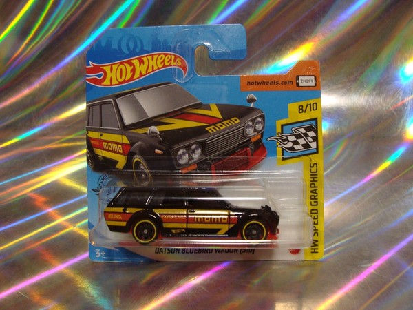 Hot Wheels Datsun Bluebird Wagon (510) Momo Hw Speed Graphics 2020 Ovp/Neu 1:64-image