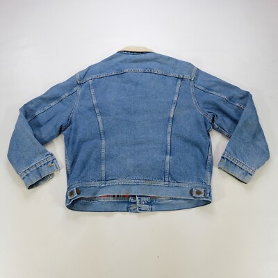 Rare Vintage LEE Flannel Lined Corduroy Collar Button Front Rare Vintage LEE Flannel Lined Corduroy Collar Button Front