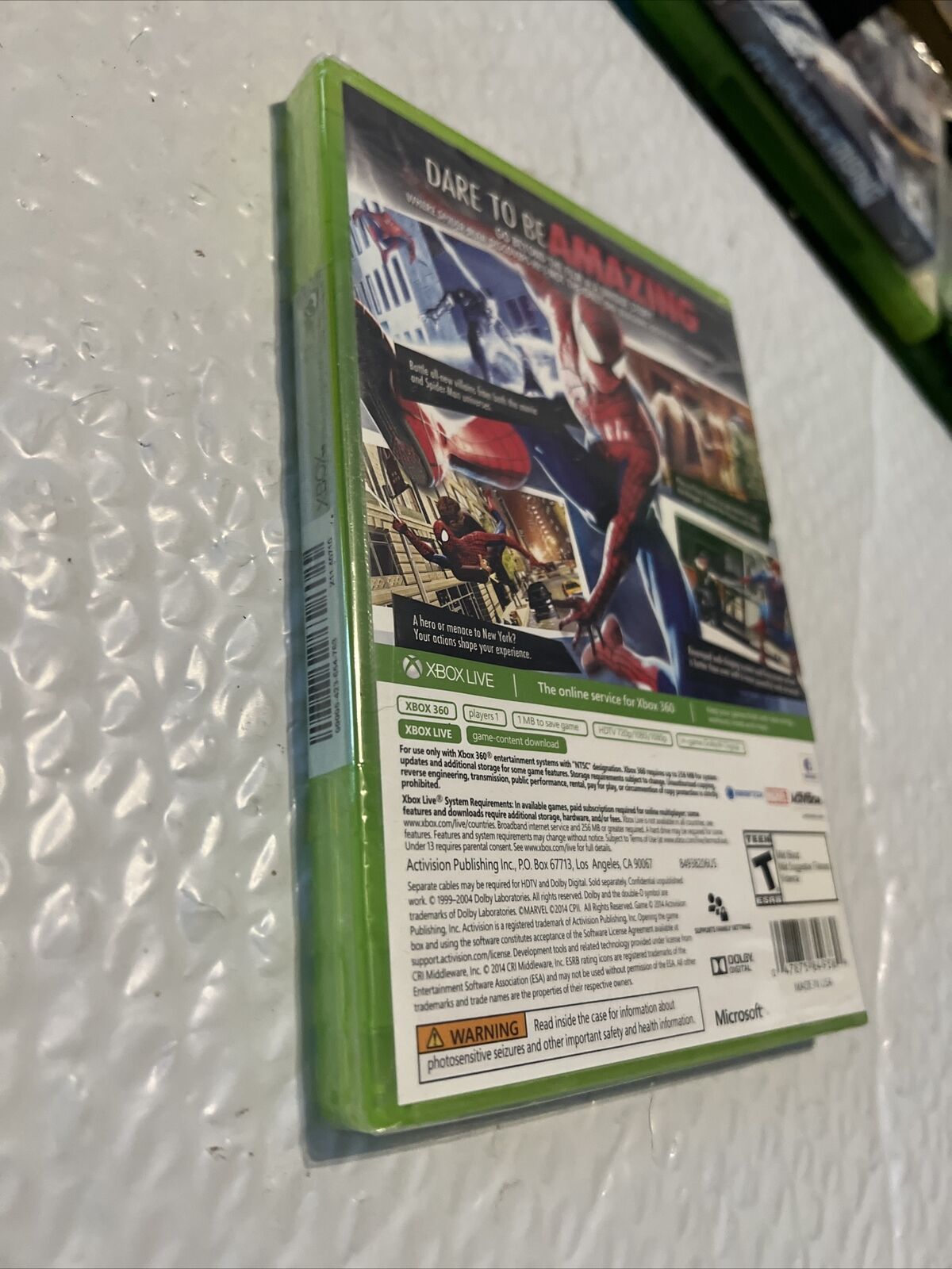 The Amazing Spider-Man 2 (Xbox One, 2014) Sealed, NEW