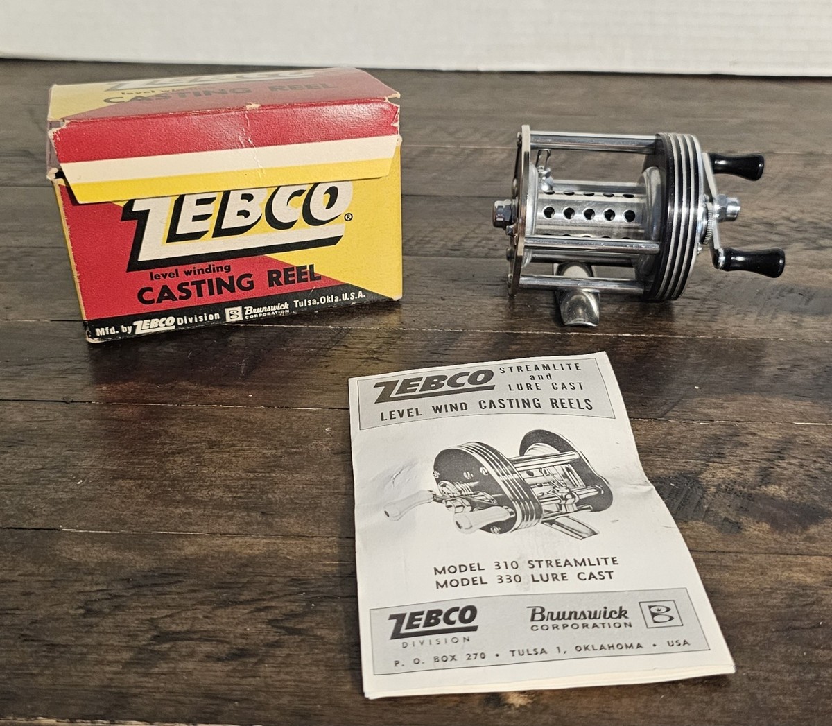 ZEBCO streamlite 310 ゼブコ ストリームライト VINTAGE ZEBCO STREAMLITE FISHING REEL MODEL 310 USA | eBay