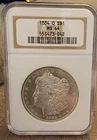 1884 O Morgan Silver Dollar NGC MS64 Reflective Luster Great Eye Appeal Look