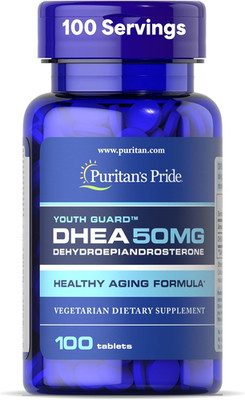 Youth Guard  DHEA for Women and Men 50Mg, Dietary Supplement for Healthy Aging,