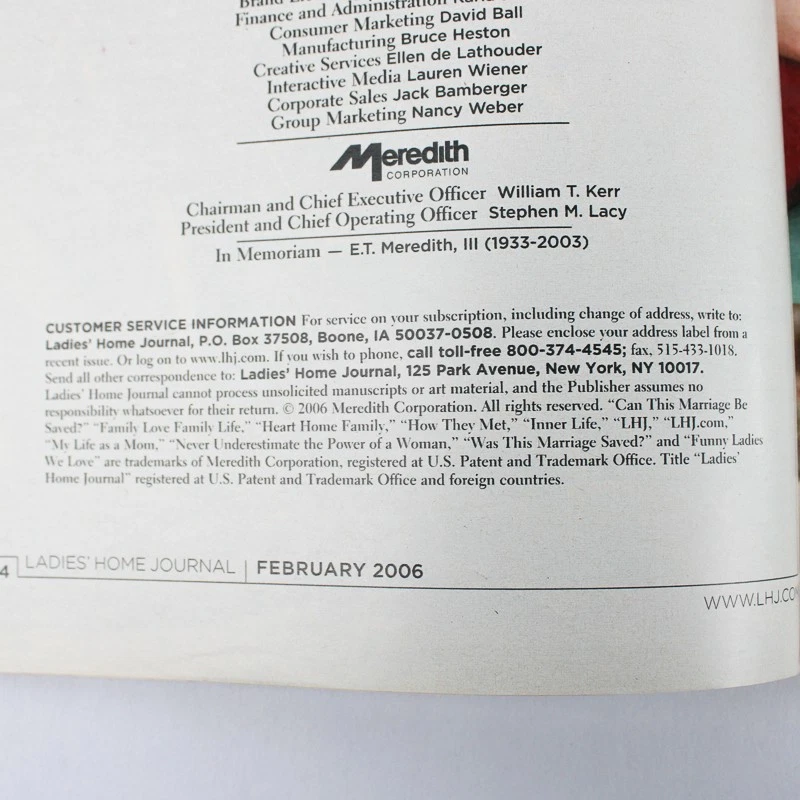 Ladies' Home Journal February 2006 Featuring Kirstie Alley Foto 4 de 4