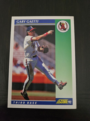 1992 Score - #39 Gary Gaetti