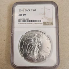 2016 American Silver Eagle - NGC MS69