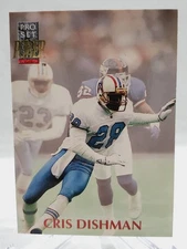 1992 Pro Set Power #128 Cris Dishman Houston Oilers
