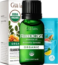 Gya Labs Organic Frankincense Essential Oil - 0.34 Fl Oz (Pack of 1) 