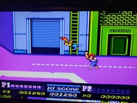 Double Dragon II The Revenge Nintendo NES Game Cartridge Tested 