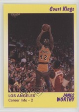 1990-91 Star Court Kings /2000 James Worthy #59 HOF 1f8