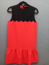 Victoria Beckham Women's Dress Size S Red Multicolor Sleeveless Party Fit Flare