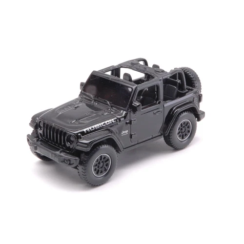 JEEP WRANGLER RUBICON OPEN 2012 BLACK 1:43 Rastar Auto Stradali Modellino Nuovo - Immagine 2 di 3