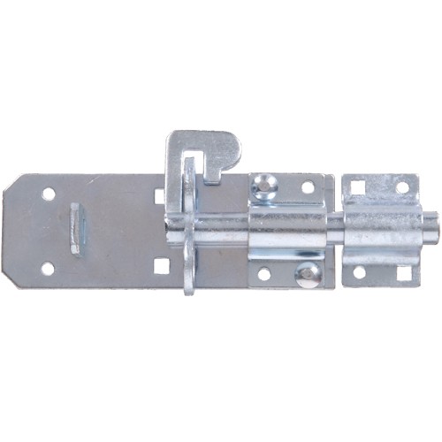 Hillman Extra Heavy Duty Padlock Bolt Latch Zinc (6") 851014