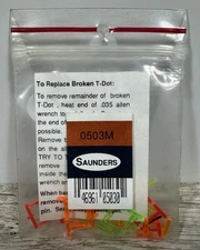 Saunders Archery 0503M T-Dot Sight Pin Fiber Optic Repair Kit