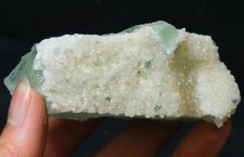 217g Rare Clear Transparent Green Fluorite Quartz Specimen Fujian