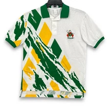 Vintage Oregon Ducks 90s Polo Shirt Men's M Disney Angry Donald USA Hartwell