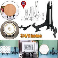 6× Acrylic Easel Stand Display Stand Plate Holder for Display Photo 3 Size USA